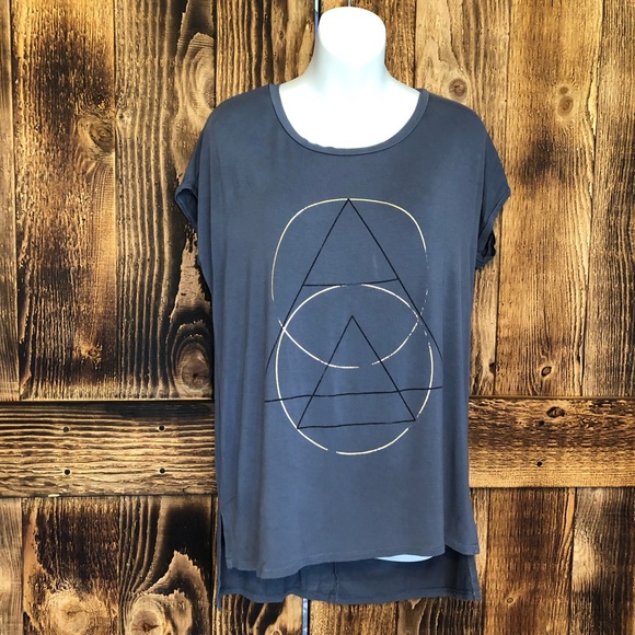 American Eagle Outfitters Tops - Soft & Sexy - Gray Oversized Jegging Tee - XS/S